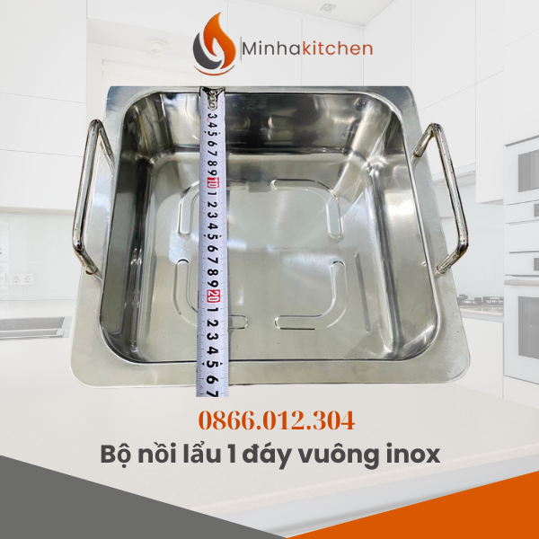 Mua Nồi lẩu inox 1 ngăn vuông nhà hàng giá bao nhiêu tại Hà Nam?