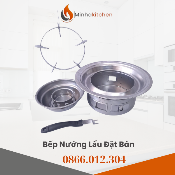 Giá bán Bộ bếp nướng lẩu bình dân thích hợp đi dã ngoại, picnic Hà Nội