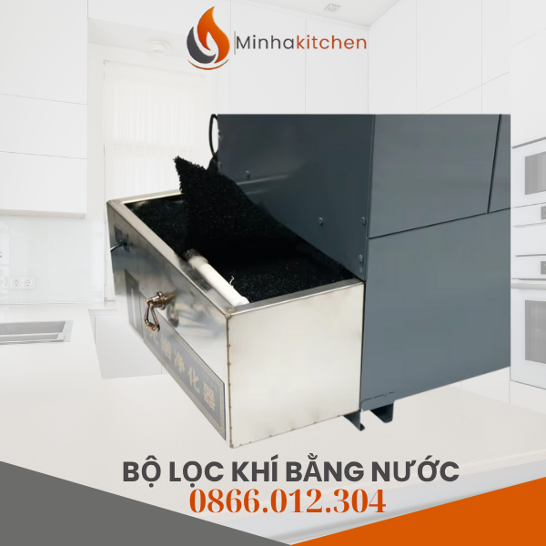 Giá bán Bộ lọc mùi bằng nước bếp nướng BBQ chất lượng tại Minhakitchen