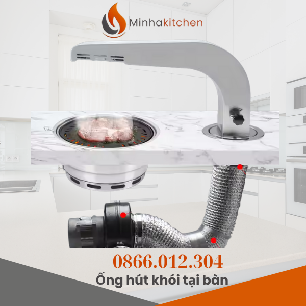 Giá bán Ống hút khói bếp nướng gia đình tại Hà Giang