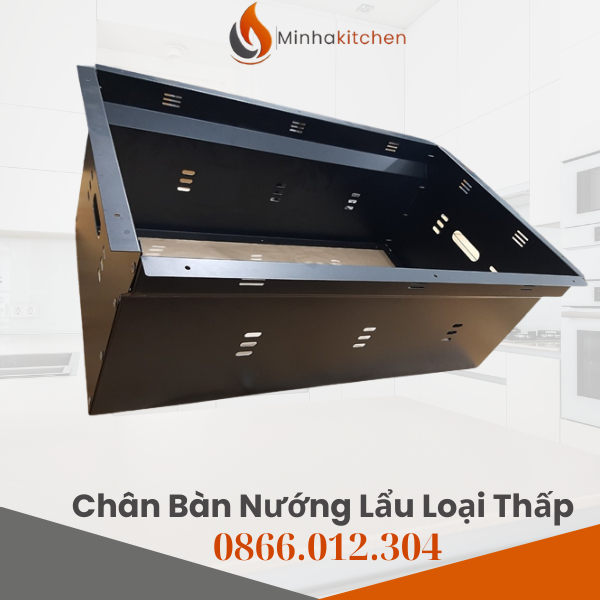 Loại chân bàn thấp phù hợp cho nhà hàng nướng Nhật Bản, Hàn Quốc