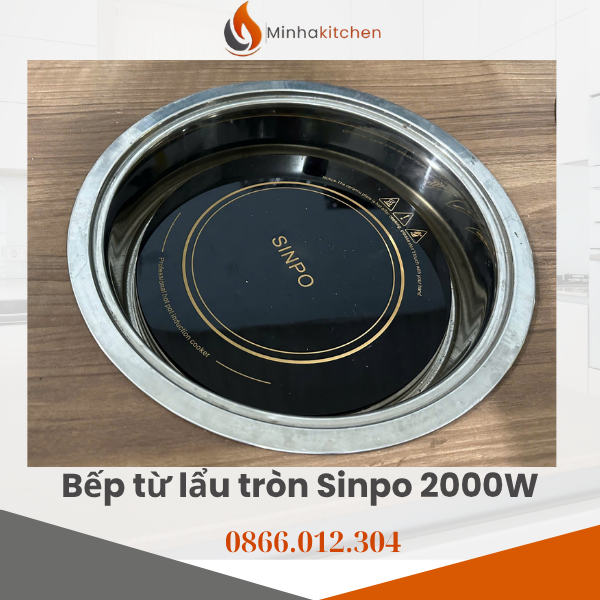 Bếp Từ 2000W Đường Kính 288MM (Model Sinpo 288)