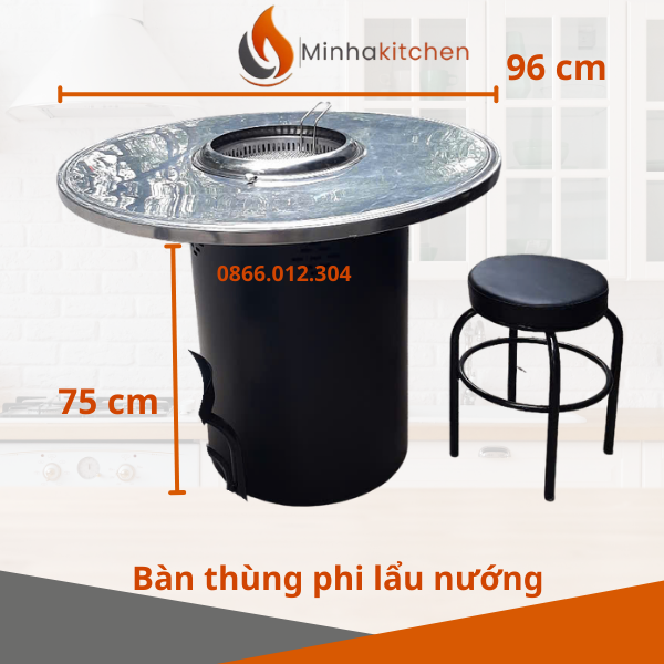Đơn Vị Chuyên Bán Bàn Thùng Phi Nhà Hàng Nướng Tại Hà Nội Uy Tín