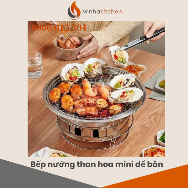 Loại bếp nướng có giá cả phù hợp với quán nướng vỉa hè