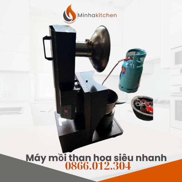 Đột Phá Tốc Độ Phục Vụ Nướng BBQ Với Máy Mồi Than Hoa Siêu Tốc Tại Minhakitchen