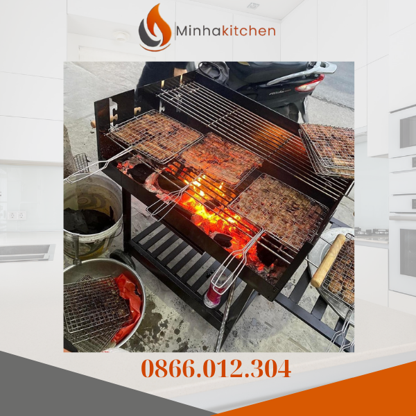 Mua bếp nướng than hoa ngoài trời giá rẻ chất lượng Hà Nội- Bán Bếp Nướng Than Hoa Picnic
