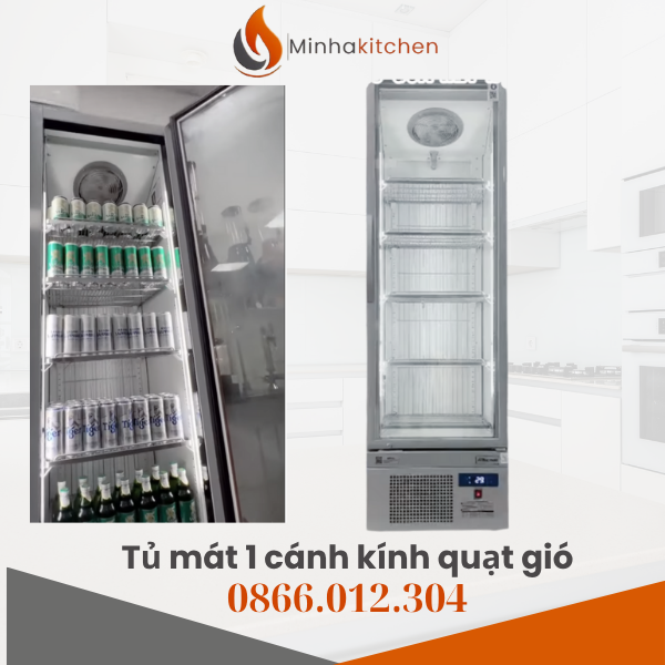Tủ làm mát đồ uống, thực phẩm 1 cánh giá bao nhiêu tại Hà Nội?