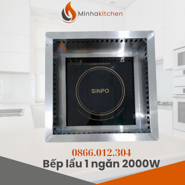 Combo Bếp Lẩu Vuông 2 Ngăn Ăn Lẩu Âm Bàn – Đầu Tư Một Lần, Sử Dụng Lâu Dài