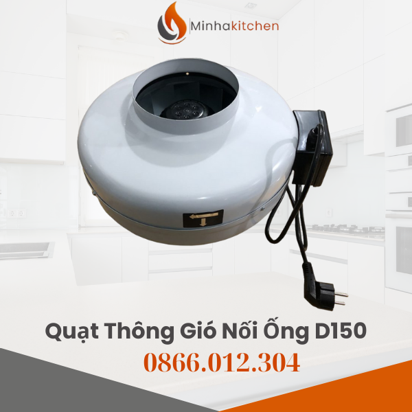 Giá bán quạt thông gió nối ống D150 uy tín, chất lượng Ninh Bình