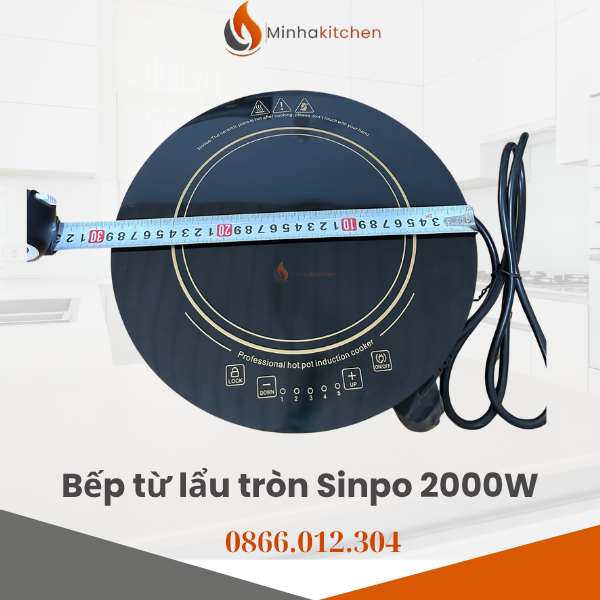 6 Lưu Ý Quan Trọng Trước Khi Sử Dụng Bếp Từ SinPo Tròn 2000W