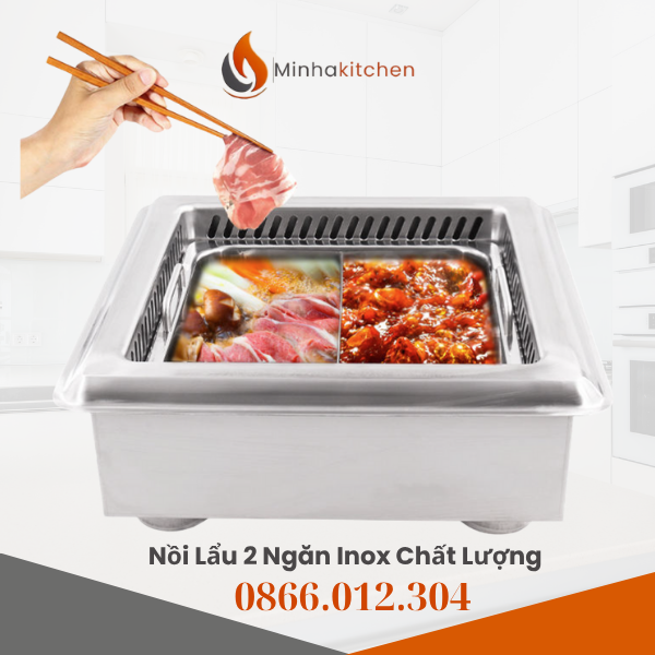 Mua nồi lẩu 2 ngăn inox Hồ Chí Minh giá bao nhiêu?