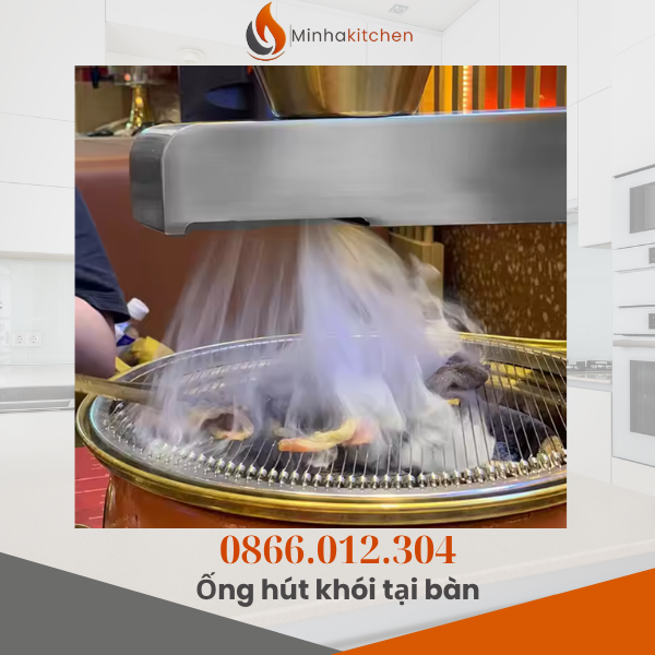 Lắp đặt ống hút khói bếp nướng BBQ đơn giản ngay tại bàn với thiết bị này!