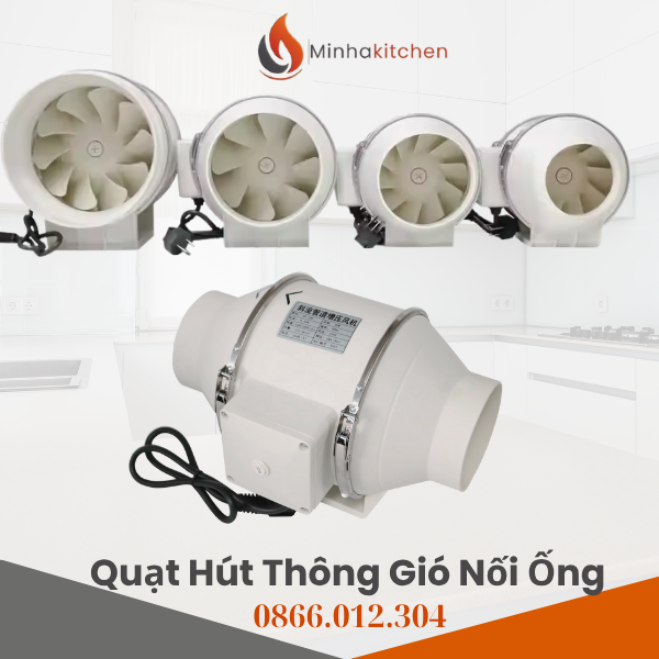 Quạt nối ống thông gió Phi D100: Bí quyết loại bỏ mùi hôi, ẩm mốc trong gia đình