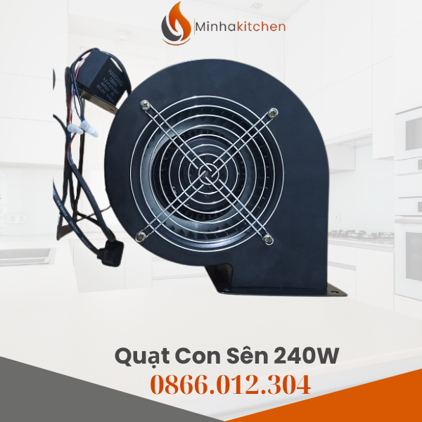 Quạt Con Sên 240W – Giải Pháp Hút Khói & Thông Gió Hiệu Quả Cho Bếp Nướng