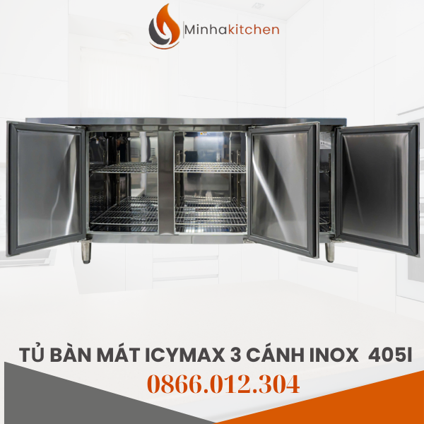 Mua bàn lạnh 3 cánh công nghiệp tại Hà Nội giá bao nhiêu?