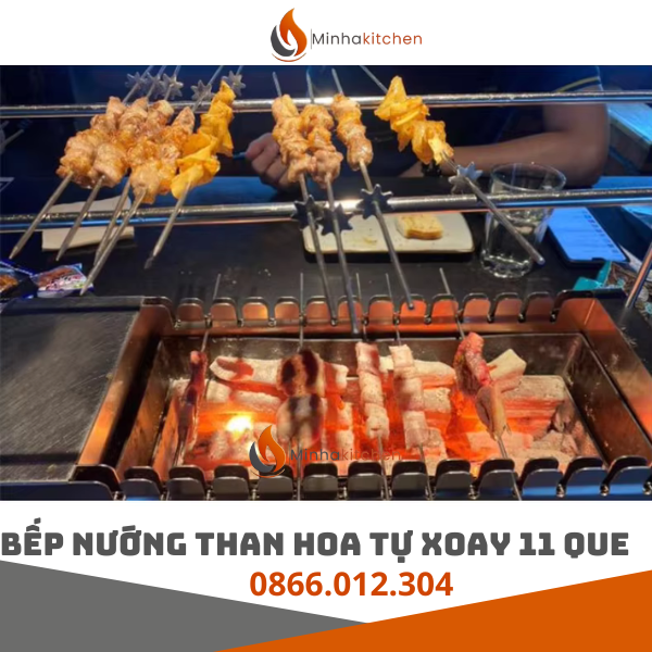 Bán Bếp Nướng Than Hoa Tự Xoay Âm Bàn Tại Hà Nội Giá Rẻ, Chất Lượng