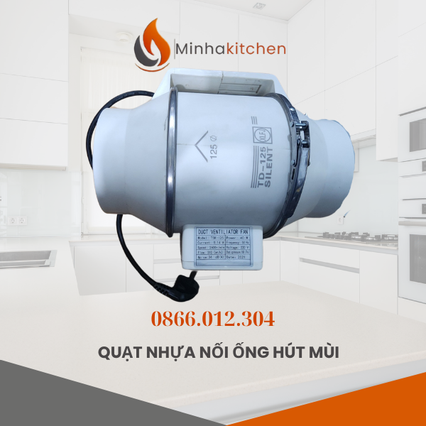 Địa chỉ chuyên phân phối quạt hút mùi nối ống phi 100 chính hãng