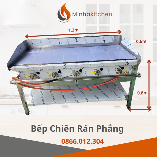 Bếp Rán Phẳng Dùng Gas 1200: Thiết Bị Không Thể Thiếu Trong Bếp Công Nghiệp