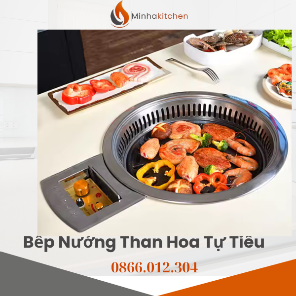 Giá bán Bếp nướng than BBQ tiêu 90% khói mùi tại Hà Nam