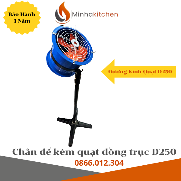 Quạt hút khói công suất 120W cho nhà hàng nhỏ