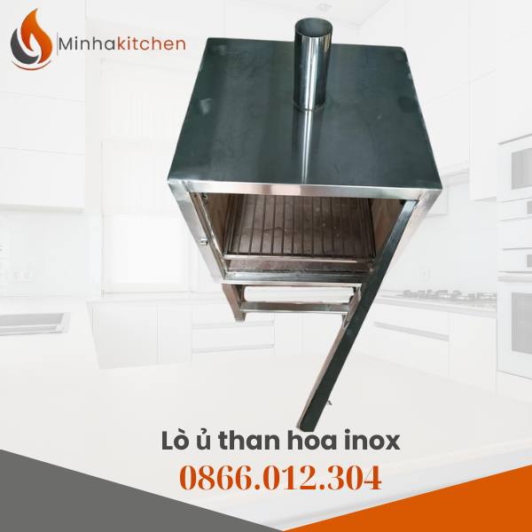 lò ủ than inox cho quán nướng Hà Nội